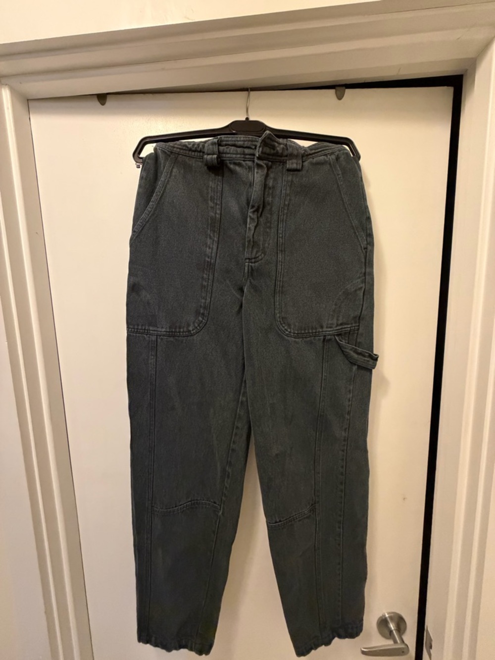 Alex Mill Pheobe Washed Black Utility Jeans